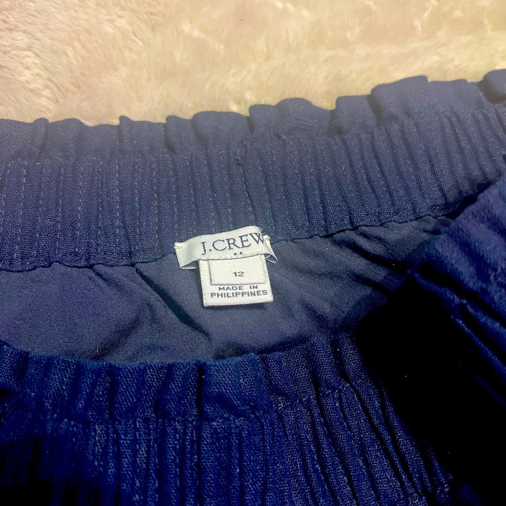 J Crew Navy Blue City Skirt
